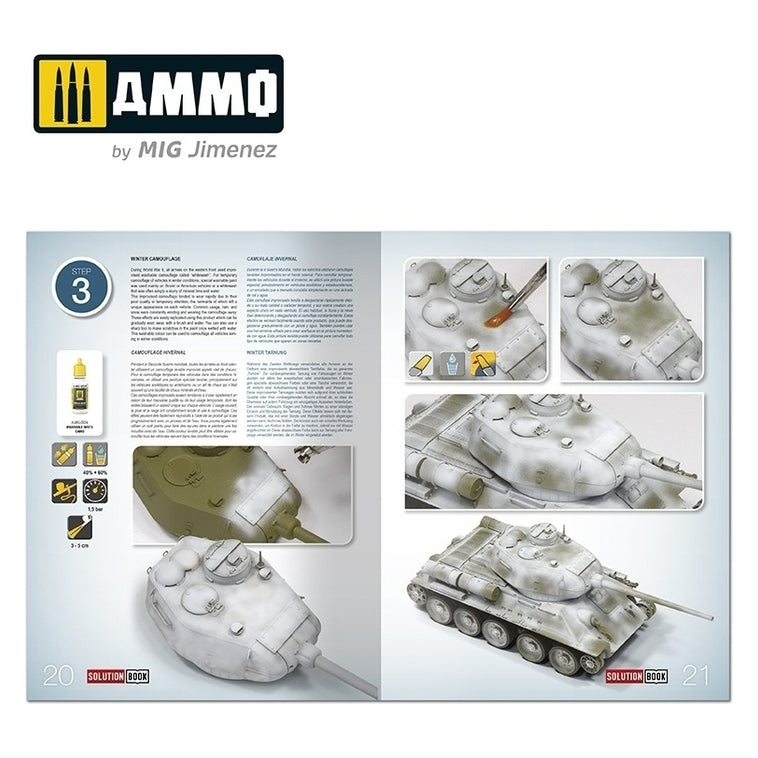 Ammo by MIG - Book - Solution Book 20 - How To Paint Wwii Soviet Winter Vehicles