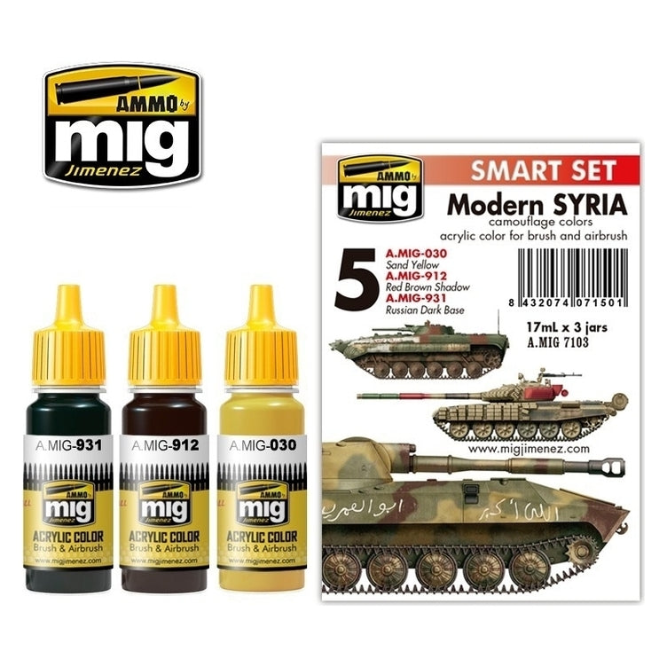 Ammo by MIG - Sets - Modern Syria Camouflage Colors Set