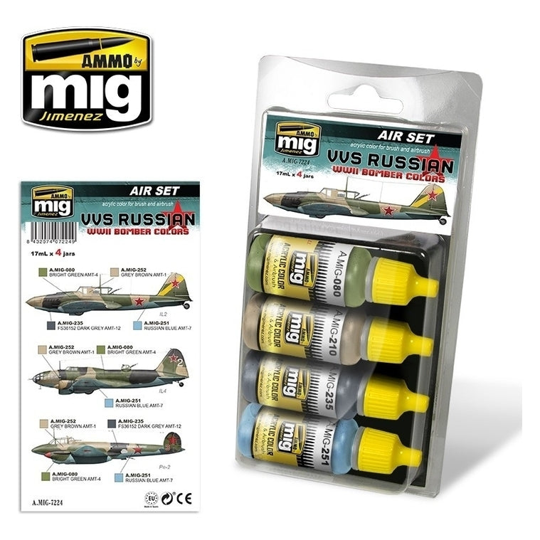 Ammo by MIG - Sets - Vvs Russian Wwii Bomber Colors Set