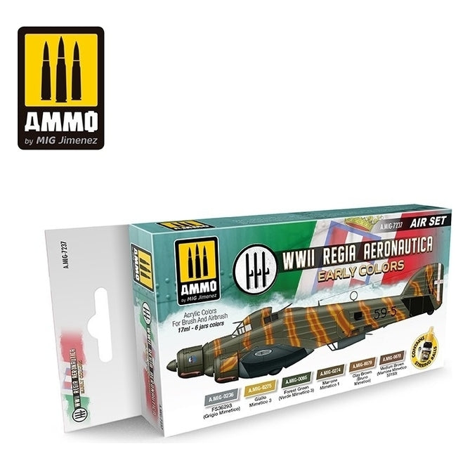 Ammo by MIG - Sets - Wwii Regia Aeronautica Early Colors Set