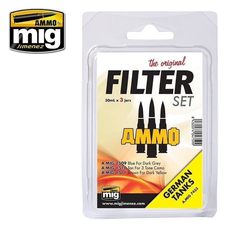 Ammo by MIG - Weathering - Filter German Tanks Set
