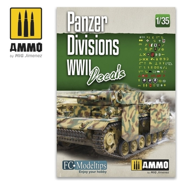 Ammo by MIG - Decals - Panzer Divisions Wwii Decals 1/35