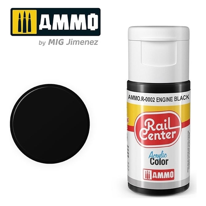 Ammo by MIG - Rail Center - Engine Black 20ml