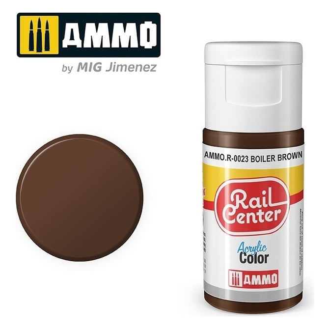 Ammo by MIG - Rail Center - Boiler Brown 20ml