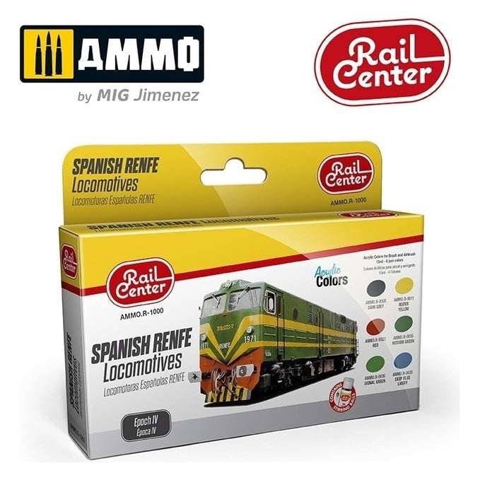 Ammo by MIG - Sets - Spanish Renfe Locomotives Epoch Iv Set