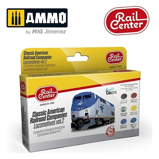 Ammo by MIG - Sets - Classic American Railroad Companies – Locomotives Vol.2 Set