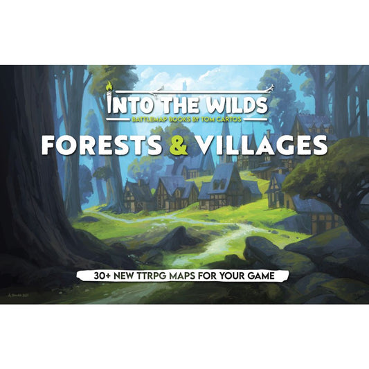 Into the Wilds Battlemap Books - Forests & Villages