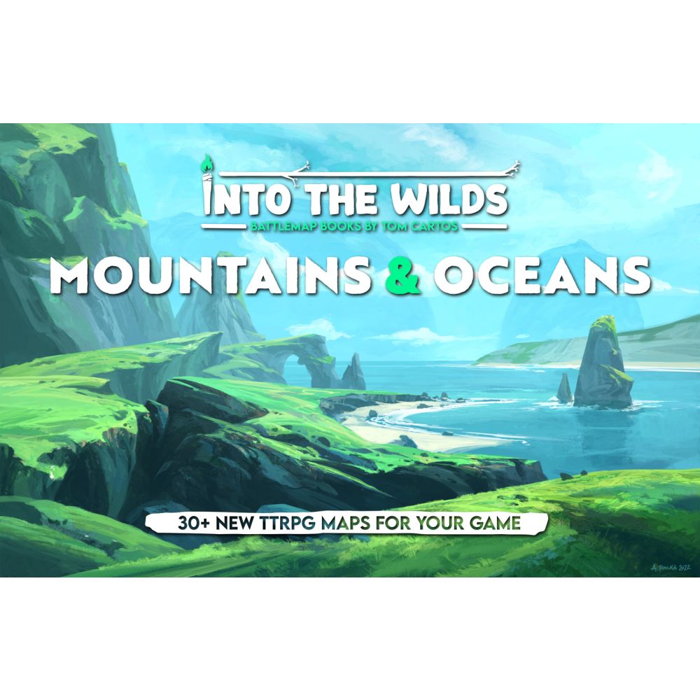 Into the Wilds Battlemap Books - Mountains & Oceans