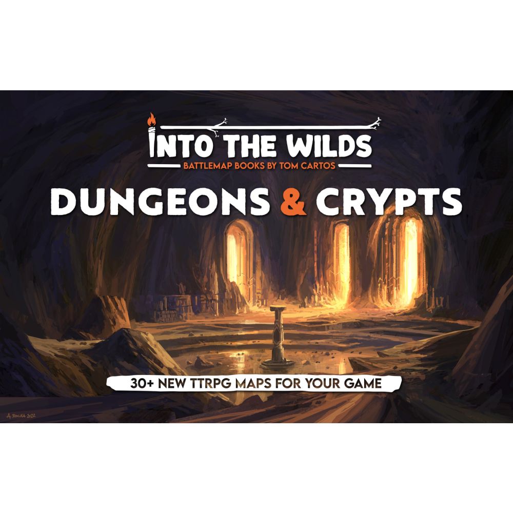 Into the Wilds Battlemap Books - Dungeons & Crypts