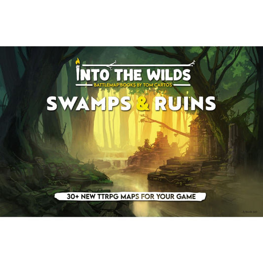 Into the Wilds Battlemap Books - Swamps & Ruins