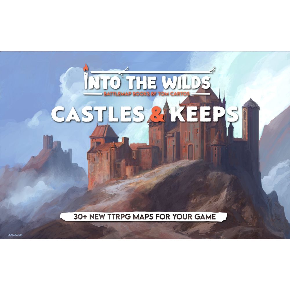 Into the Wilds Battlemap Books - Castles & Keeps