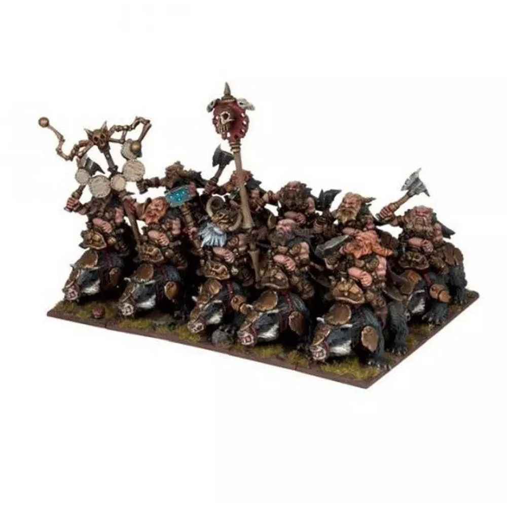 Kings of War - DWARF BROCK RIDERS REGIMENT