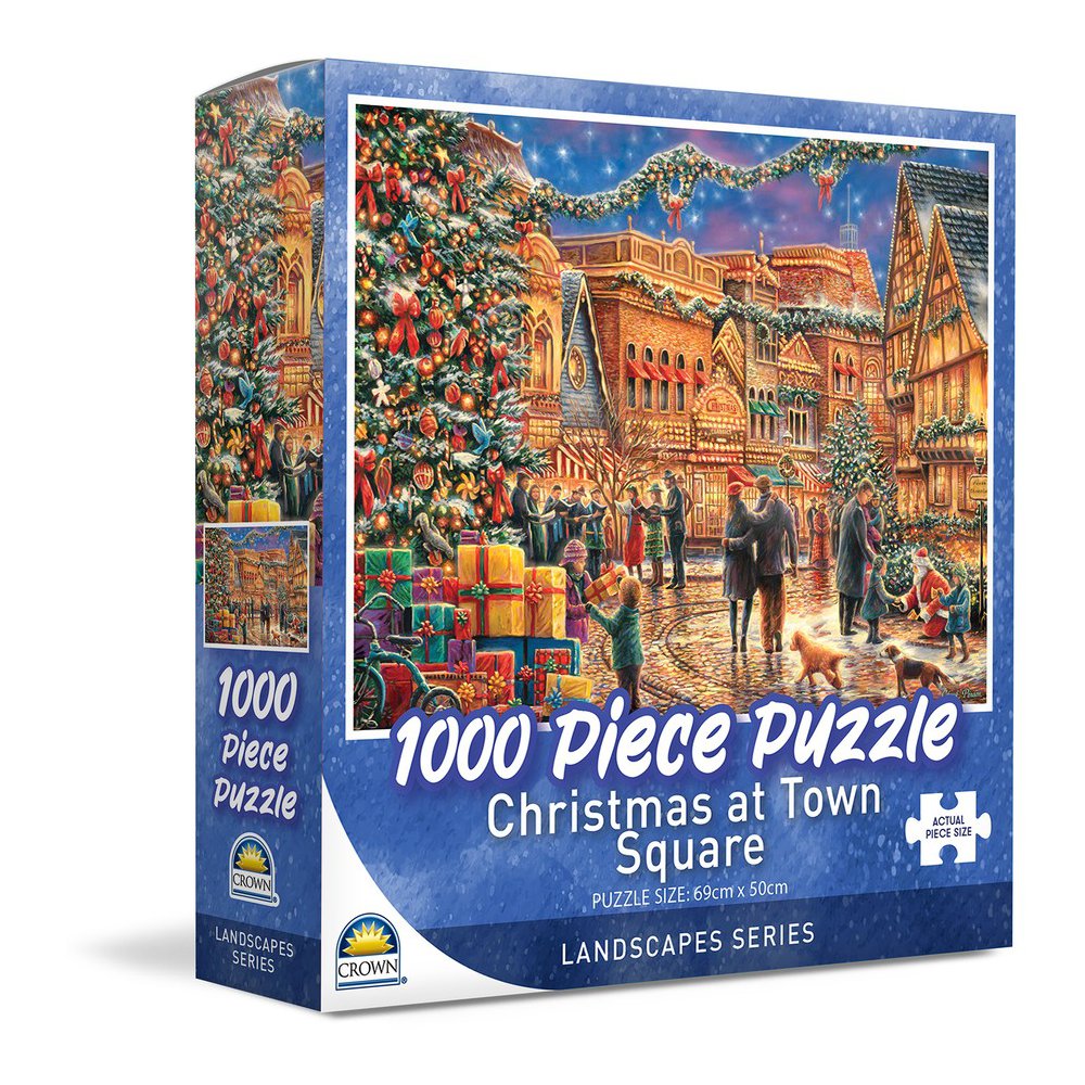 Crown 1000pce Puzzle - Landscapes Series 1 (3 Asst)