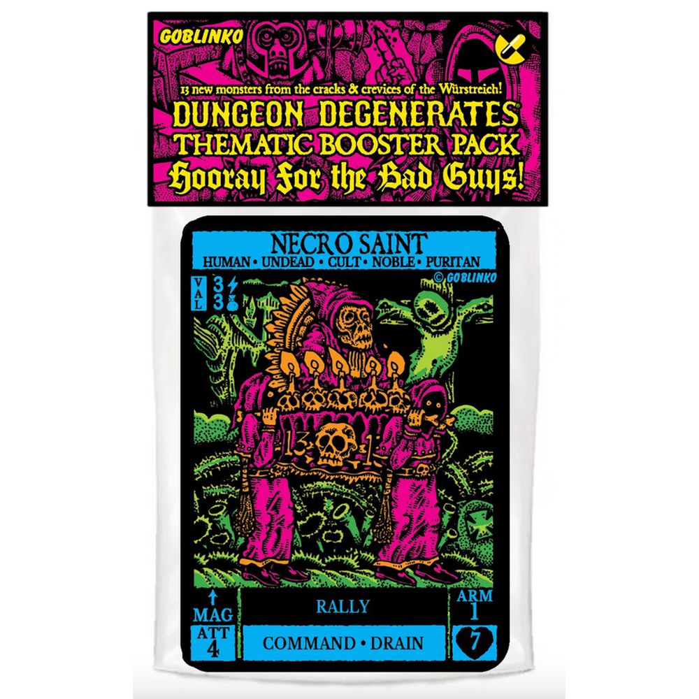 Dungeon Degenerates: Hooray For The Bad Guys booster