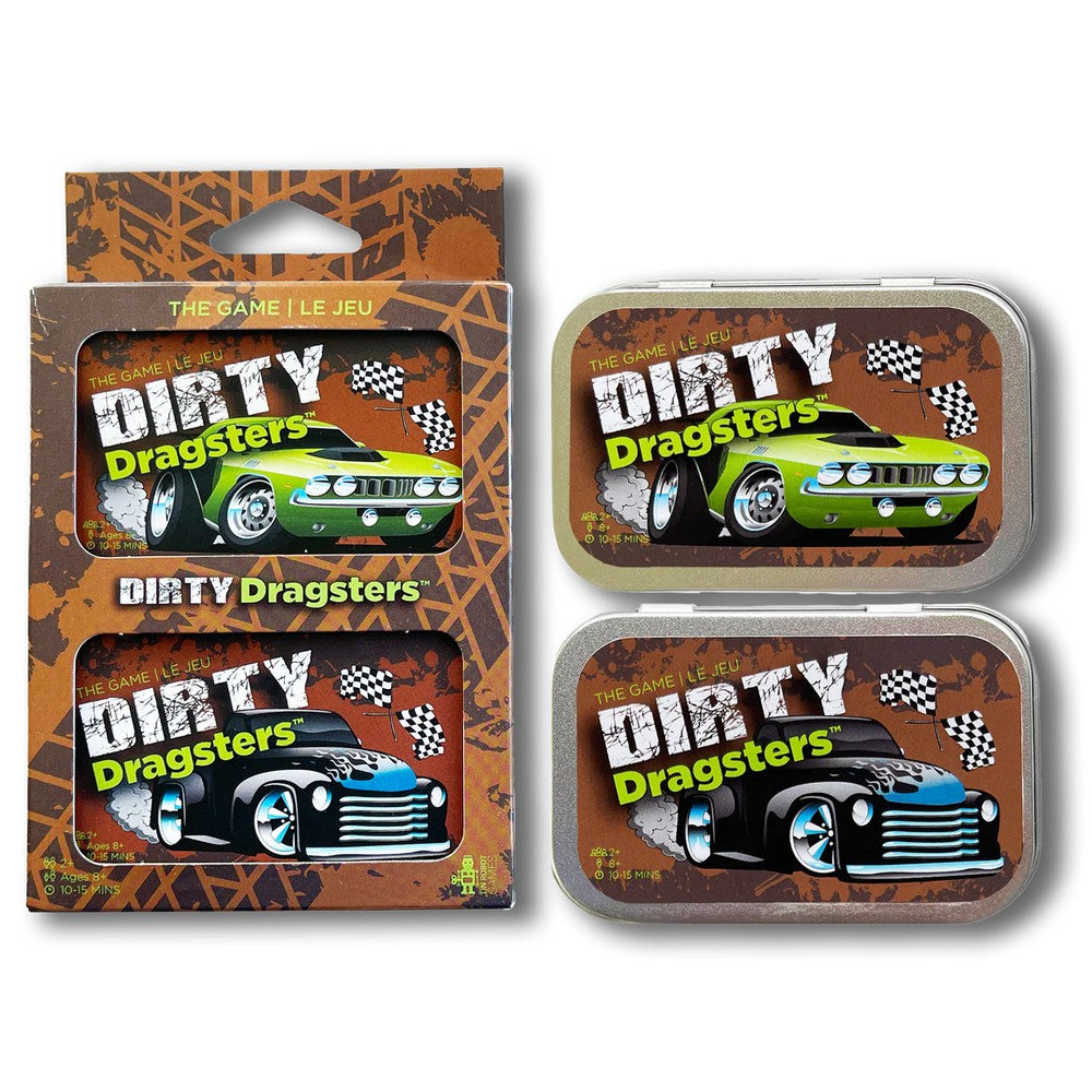Dirty Dragsters: Black & Green Cars