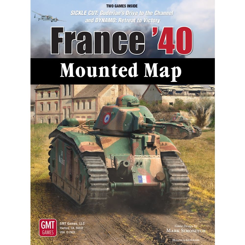 GMT Games - France '40 mtd map