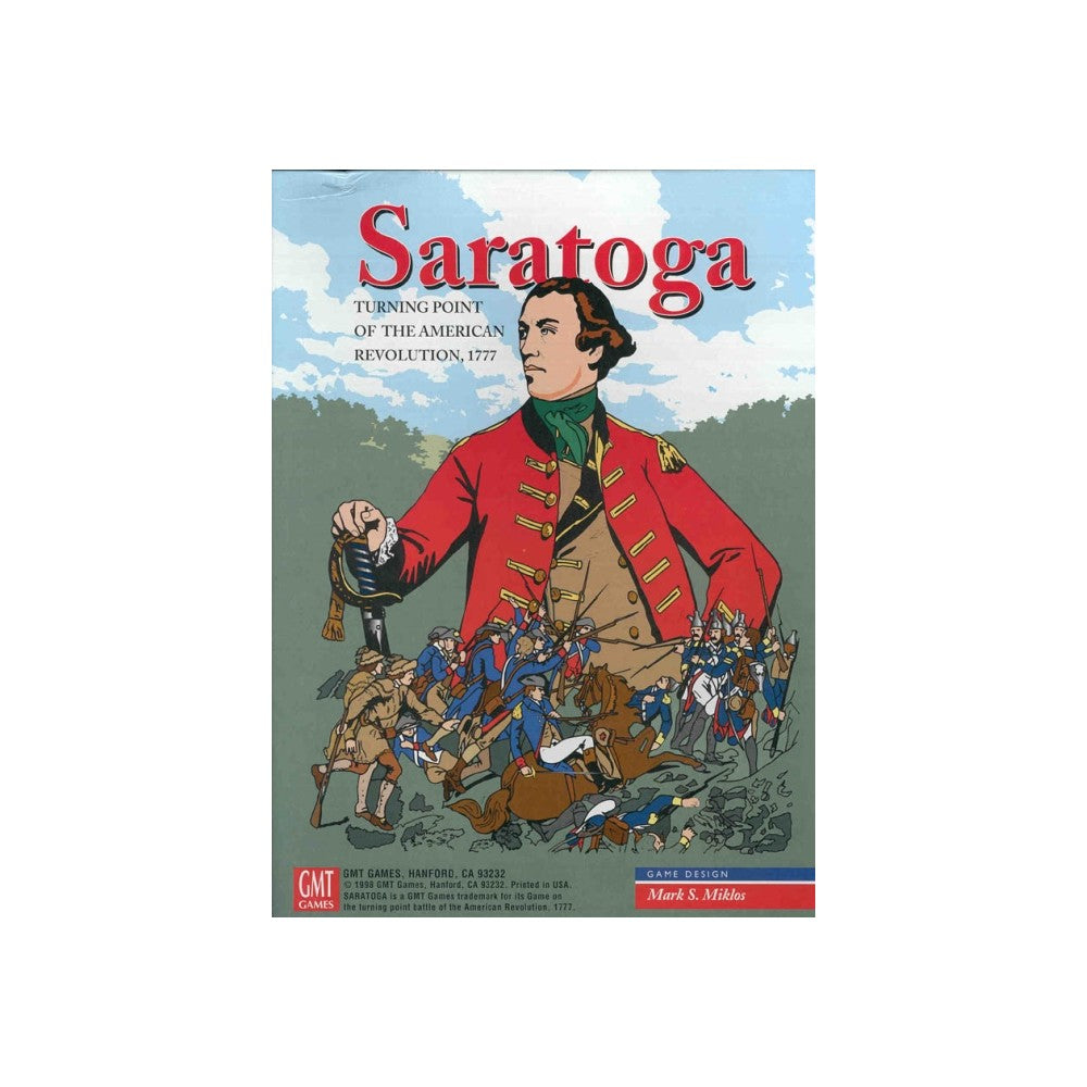 GMT Games - Saratoga only - single-sided Mounted Map