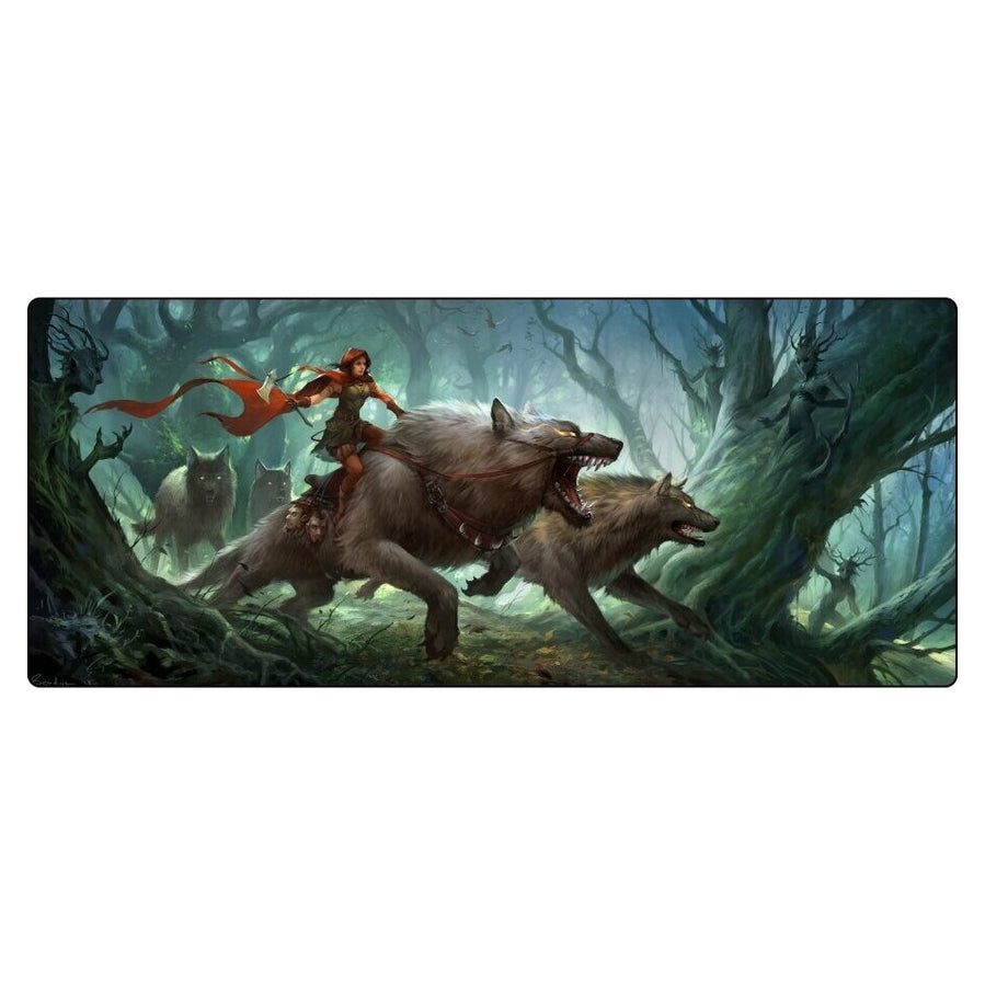 GamerMats: Dark Red Riding Hood - Tablemat