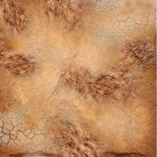GamerMats: Sandy Terrain - Wargame Mat - 48" x 48