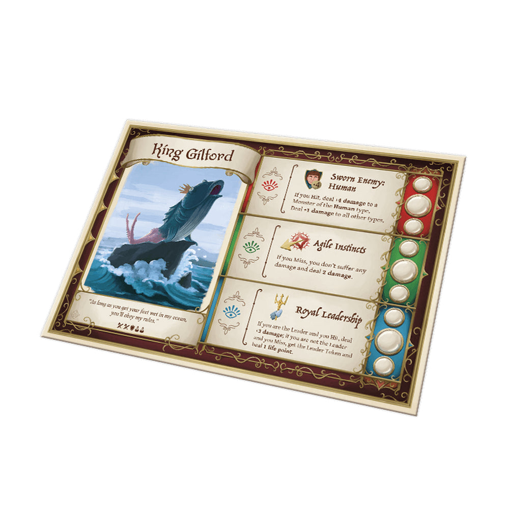 Dungeon Fighter - King Gilford Hero Sheet