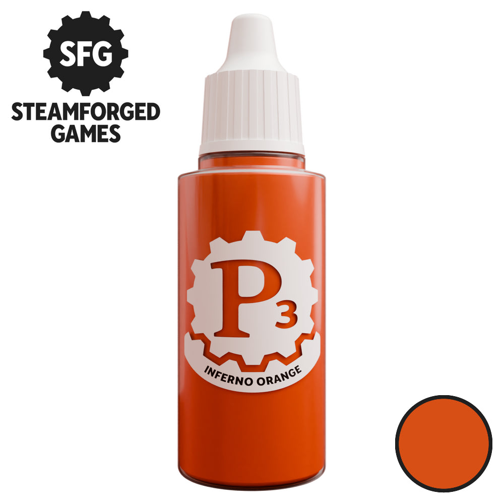 P3 Paints - Inferno Orange - 18ml