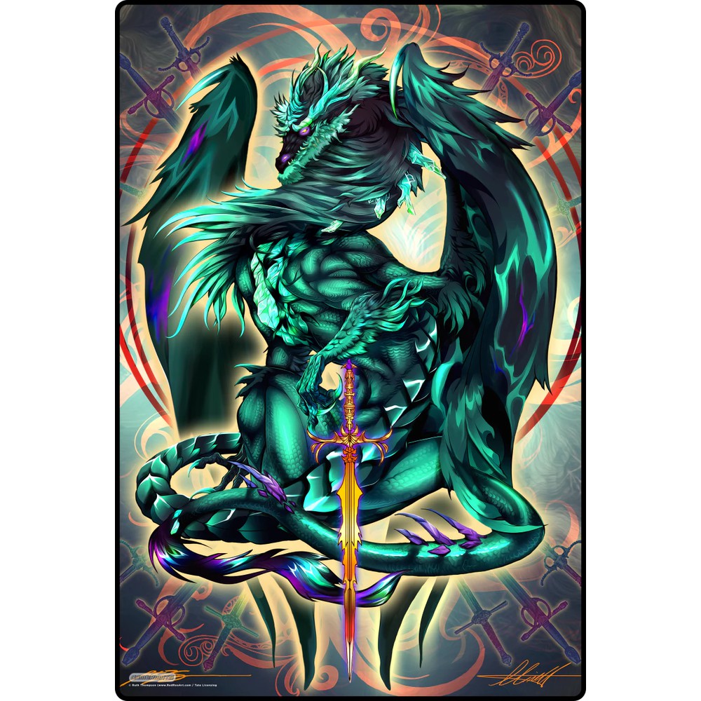 GamerMats: Terrablade by Ruth Thomson - XL Deskmat