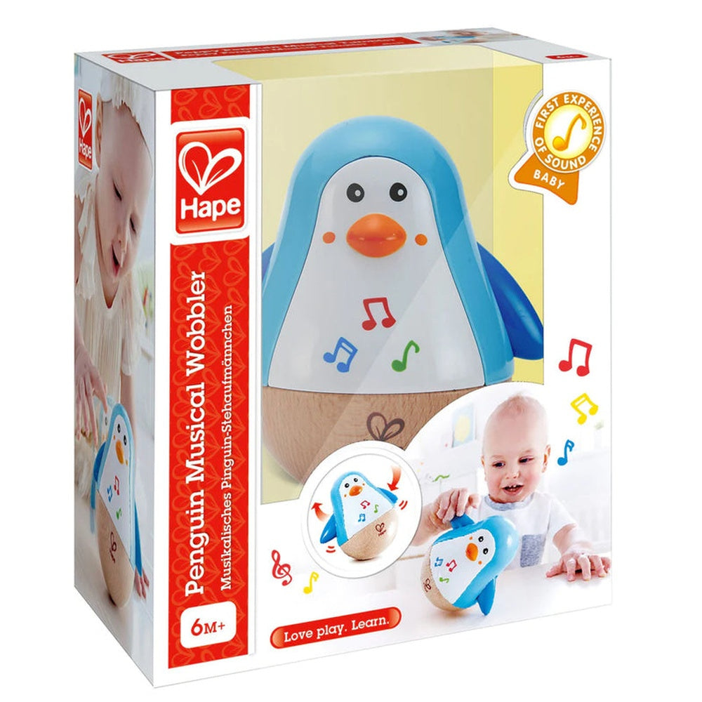 Hape - Infant Music: Penguin Musical Wobbler