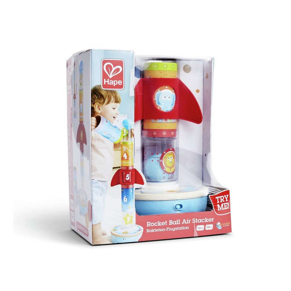 Hape - Toddler Toys: Rocket Ball Air Stacker
