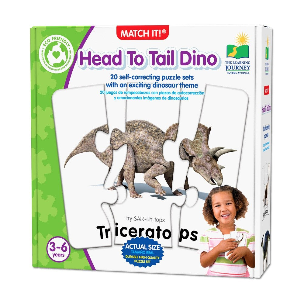 Learning Journey: Match It! Head to Tail Dinos