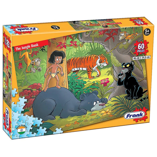 60pce Puzzles - 3 Asst (Goldilocks & the Three Bears - Little Red Riding Hood - The Jungle Book)