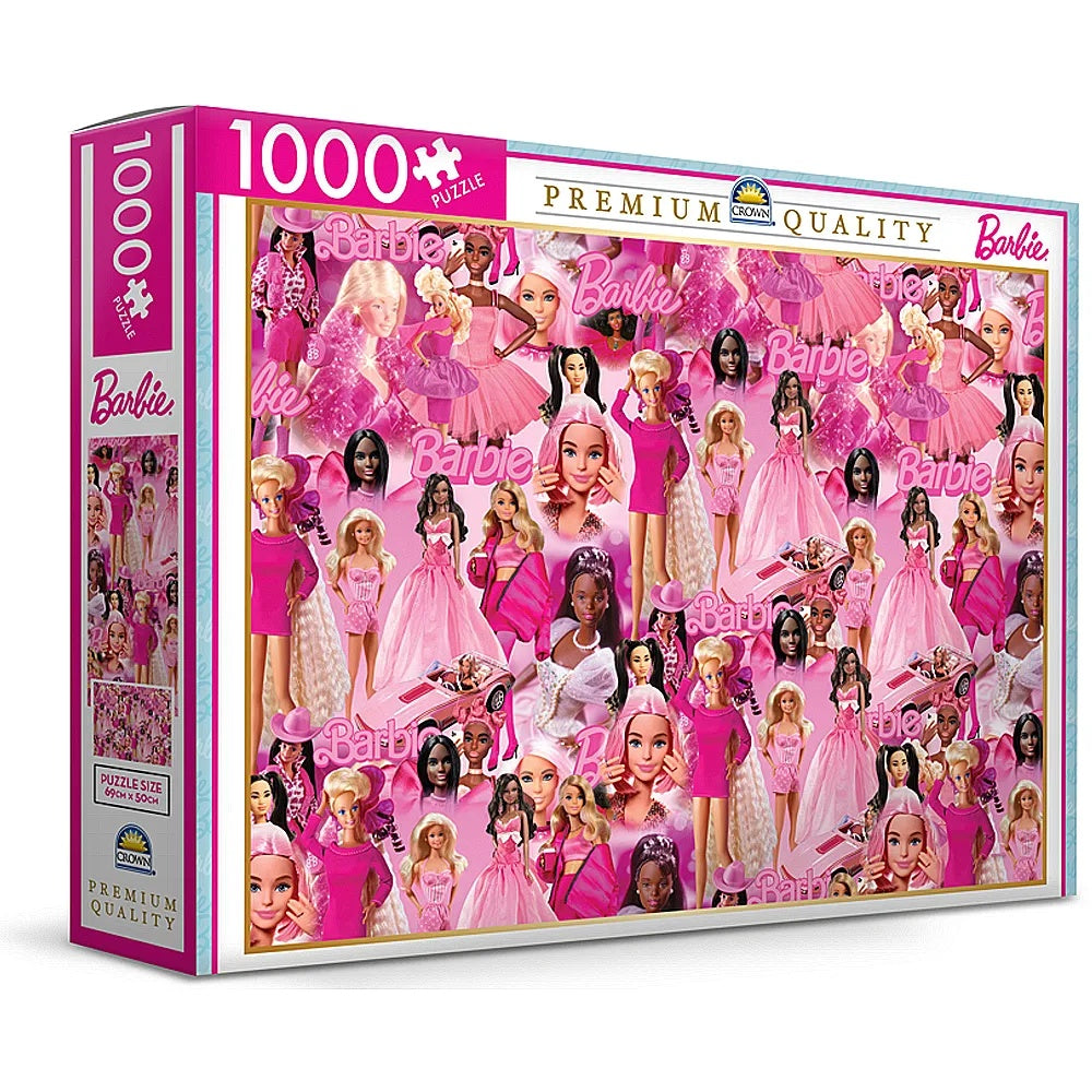 Crown Premium 1000pce Puzzle - Barbie