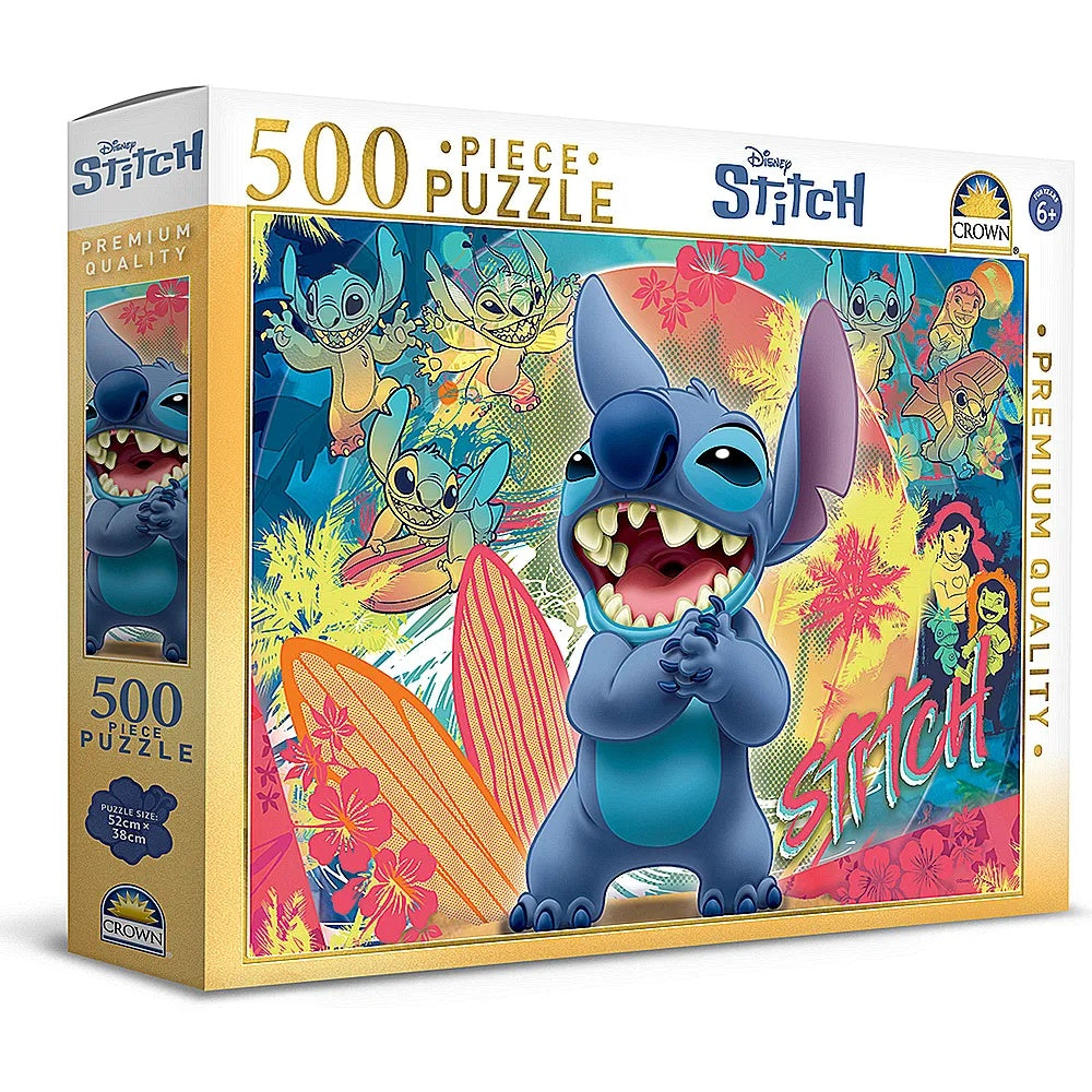 Crown Premium 500pce Puzzle - Stitch