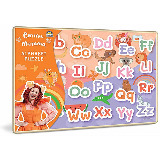 Emma Memma Wooden Pin Puzzle - Alphabet