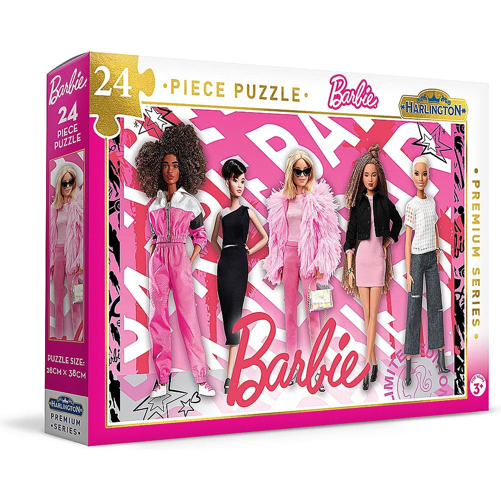 Harlington Kids 24pce Puzzle - Barbie
