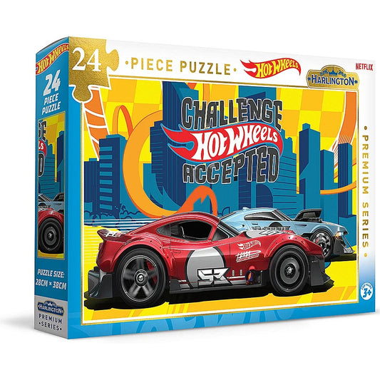 Harlington Kids 24pce Puzzle - Hot Wheels