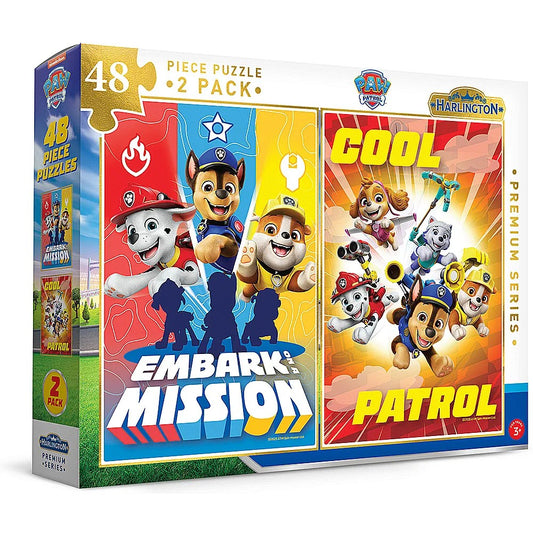 Harlington Kids 48pce Puzzles 2 Pack - Paw Patrol