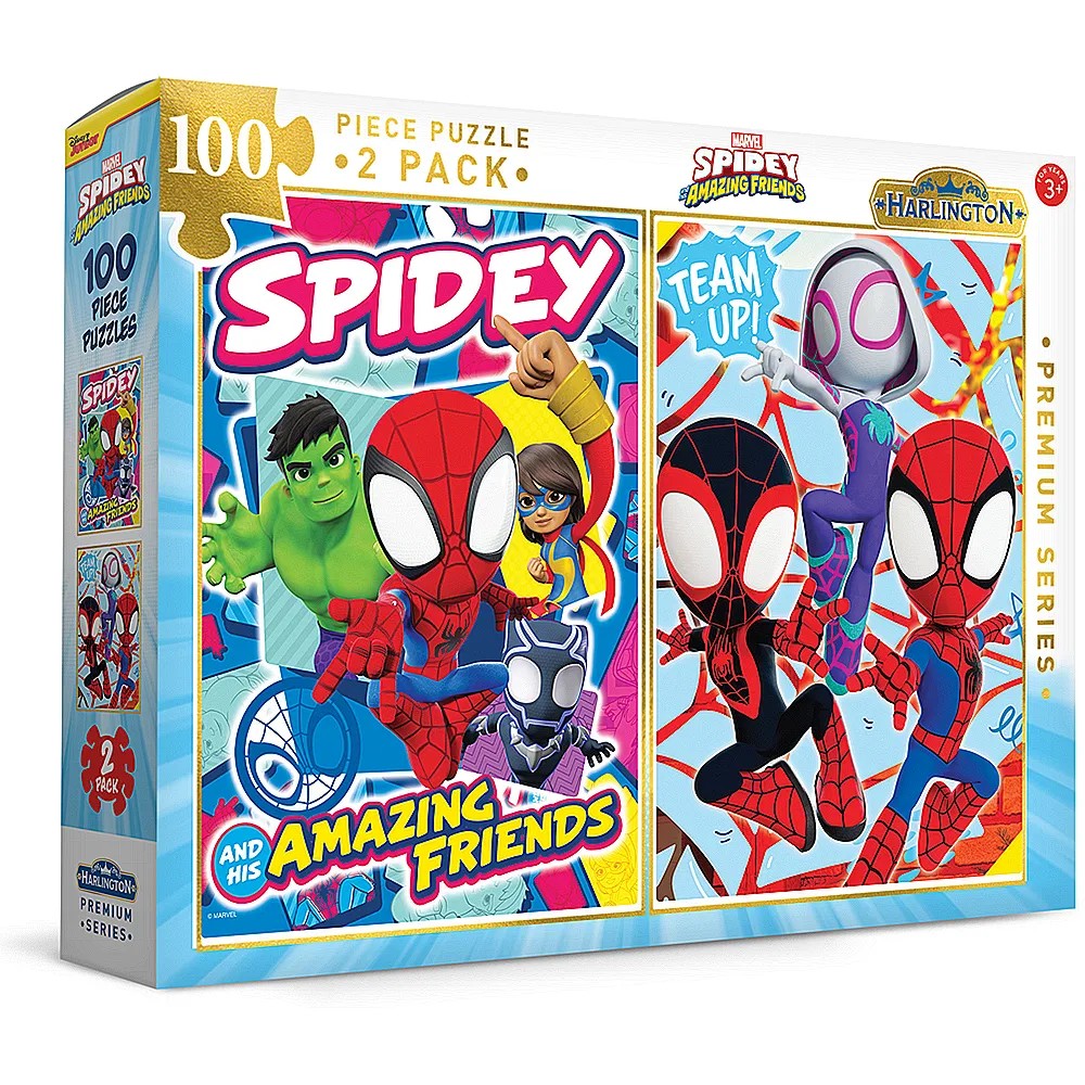 Harlington Kids 100pce Puzzles 2 Pack - Spidey and His Amazing Friends