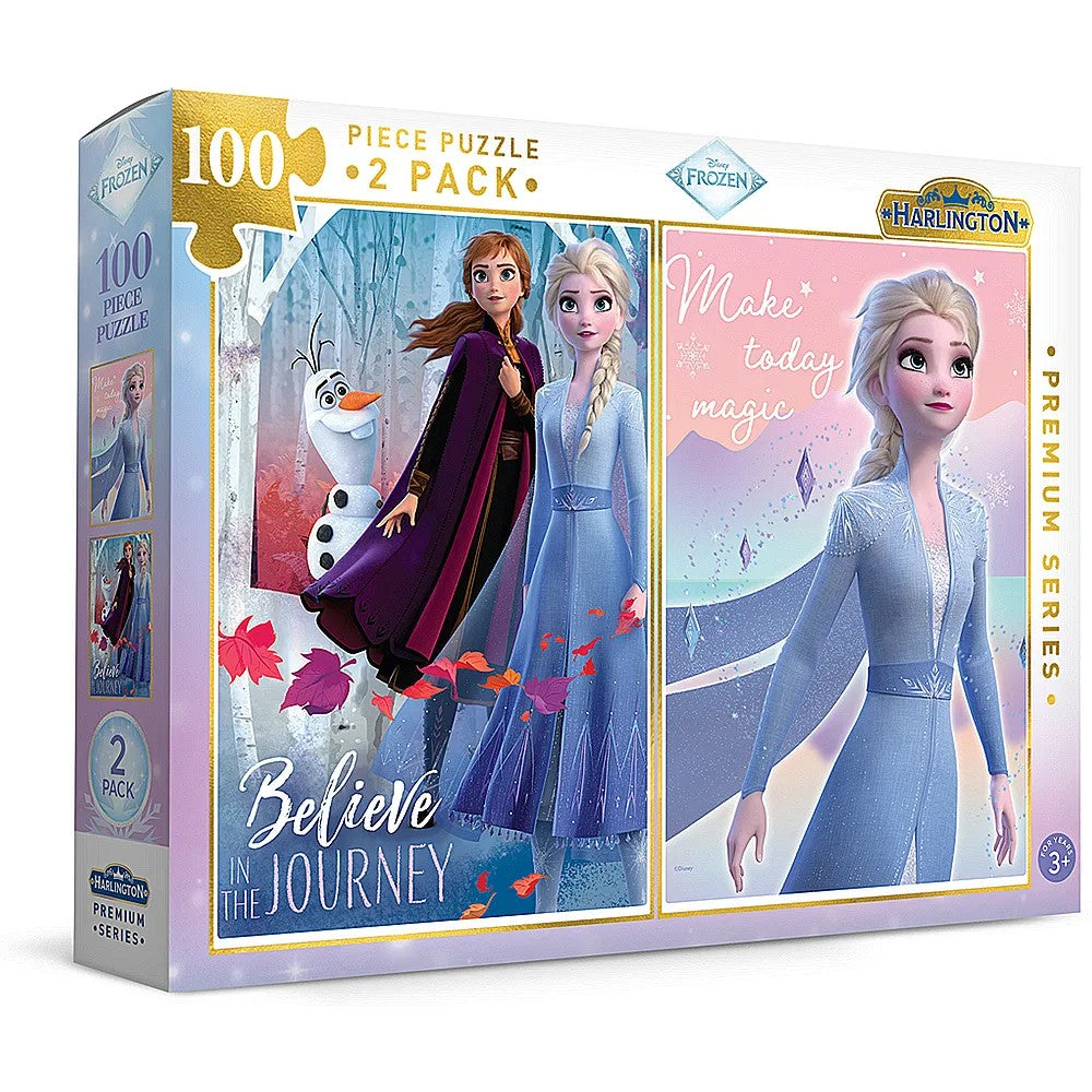 Harlington Kids 100pce Puzzles 2 Pack - Frozen