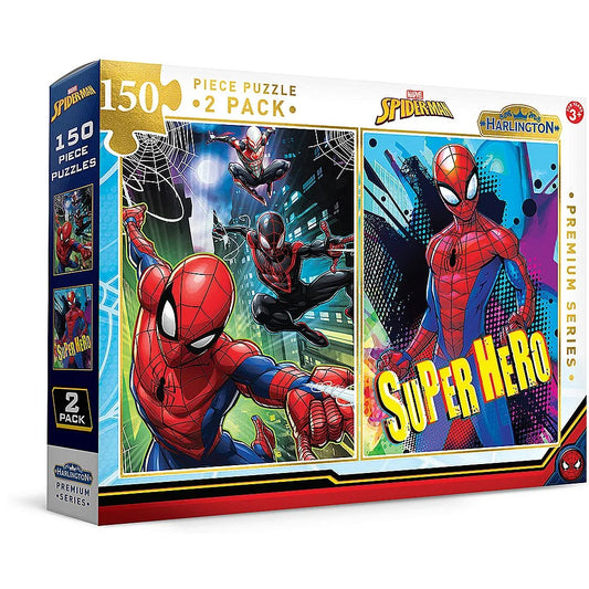 Harlington Kids 150pce Puzzles 2 Pack - Spider-Man