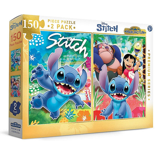 Harlington Kids 150pce Puzzles 2 Pack - Stitch