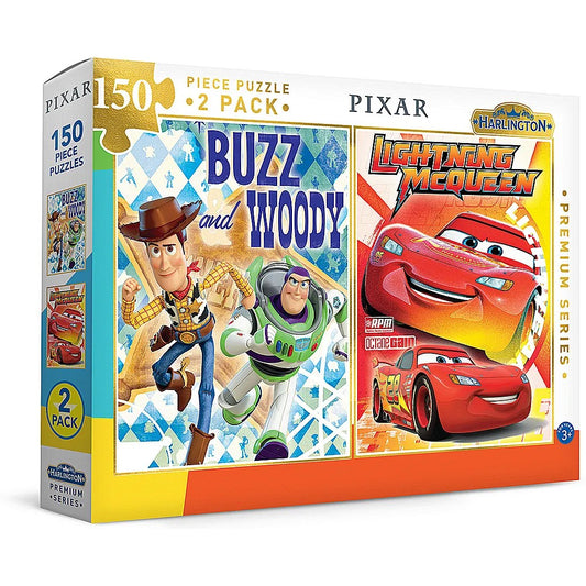 Harlington Kids 150pce Puzzles 2 Pack - Pixar (Toy Story/Cars)