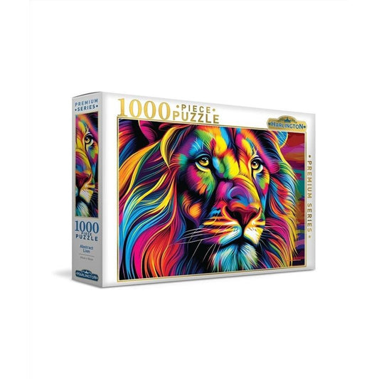 Harlington 1000pce Puzzle - Abstract Lion