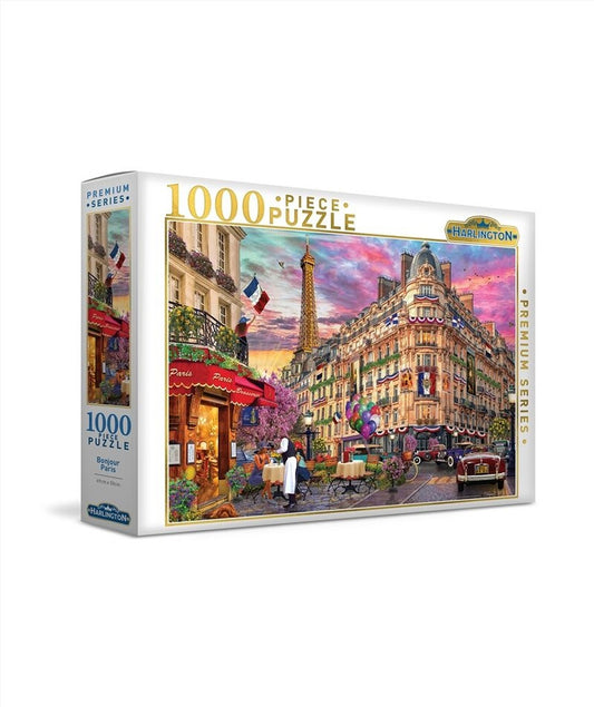 Harlington 1000pce Puzzle - Bonjour Paris