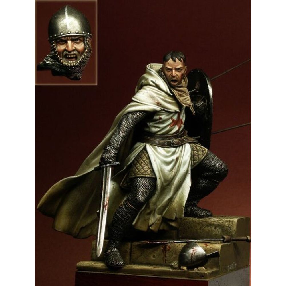 Pegaso Models - Templar Knight XII c. 90mm on foot CLASSICS