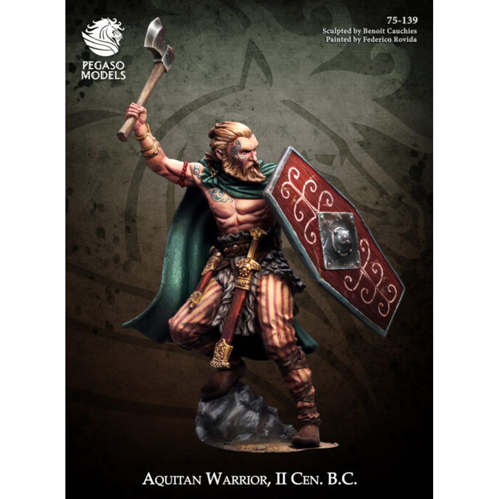 Pegaso Models - Aquitan Warrior 75mm on foot