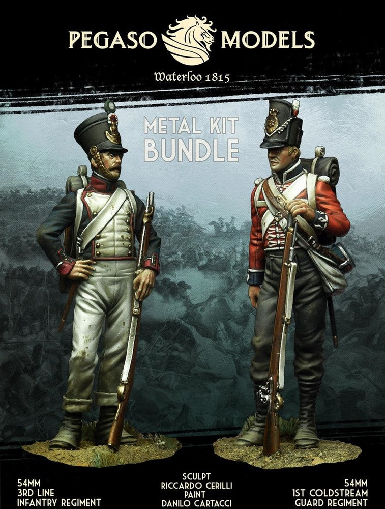 Pegaso Models - Waterloo Rivals Metal Version 54mm on foot