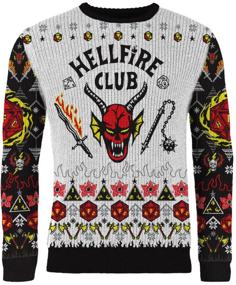 Stranger Things: Hellfire Club Christmas Jumper (Size XS)