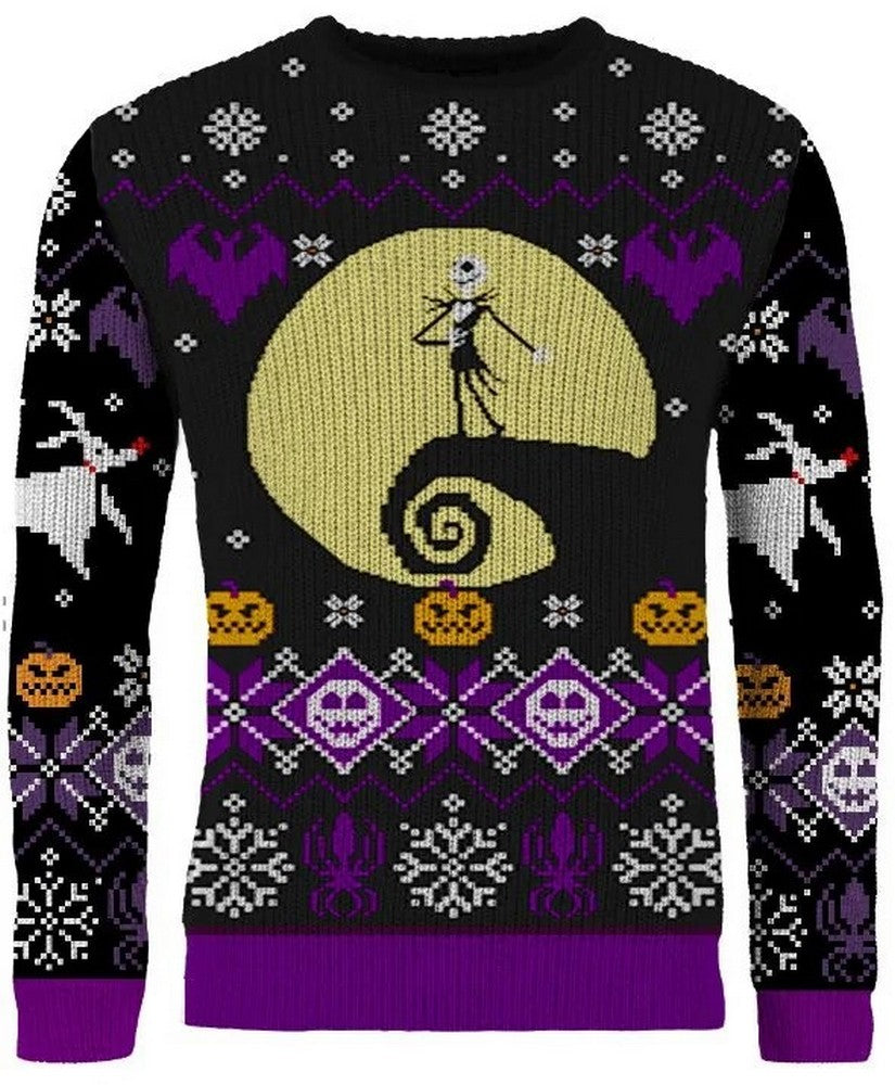 Nightmare Before Christmas 8-bit Christmas Jumper (Size XXXXL)