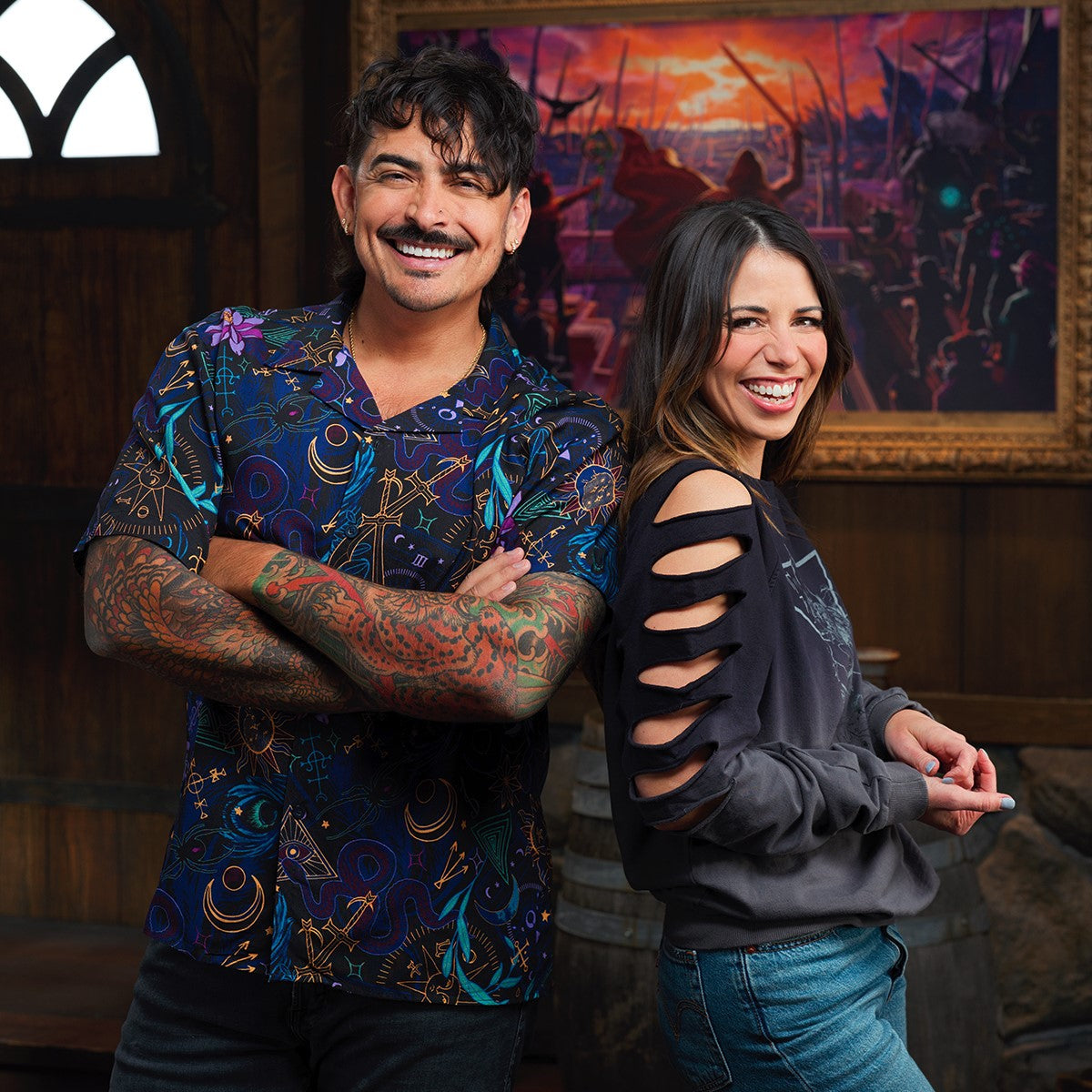 Darrington Press - Beauty of Exandria: Creation - Mollymauk Tealeaf Camp Shirt - 5XL