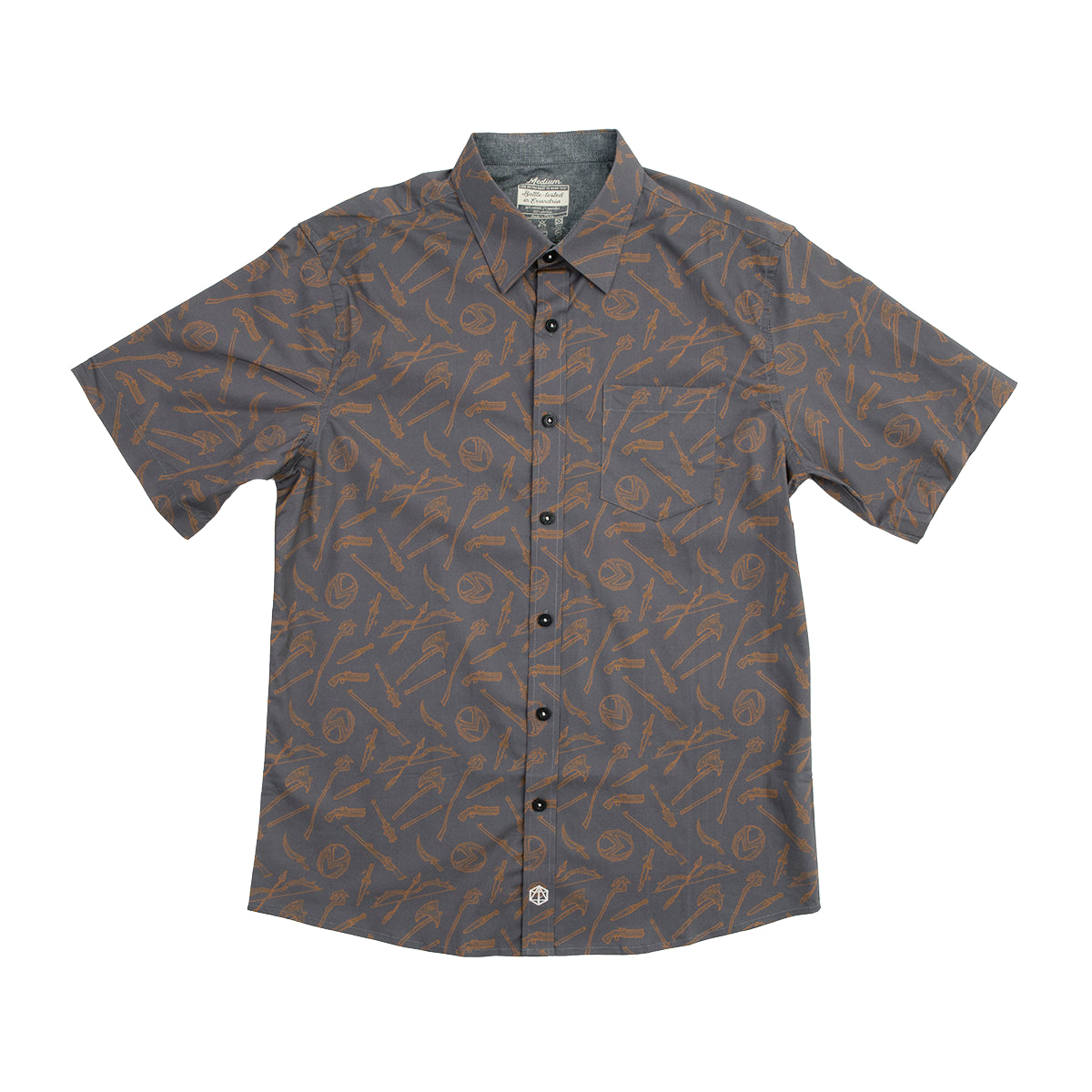 Darrington Press - Vox Machina Weapons Button Down Short Sleeve Shirt - L